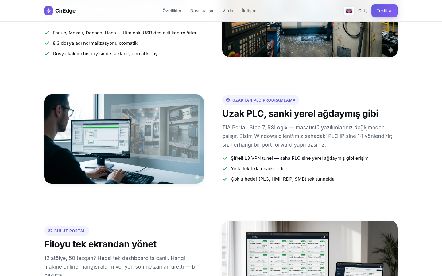 CirEdge — remote PLC programming as if on local network
