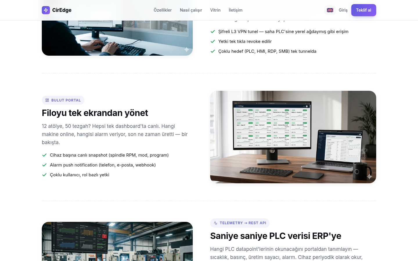 CirEdge — fleet management cloud portal
